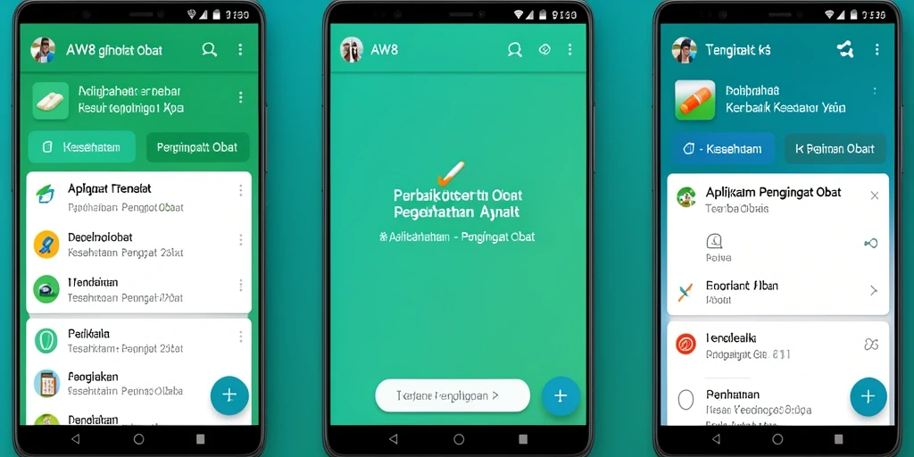 Antarmuka pengguna AW8 yang sederhana dan fungsional.