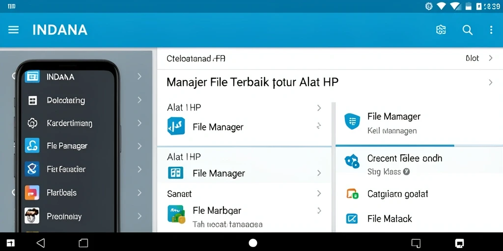 Tampilan antarmuka INDAAA yang user-friendly dan modern.
