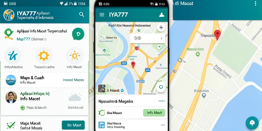Antarmuka IYA777 menampilkan informasi lalu lintas yang jelas dan informatif.