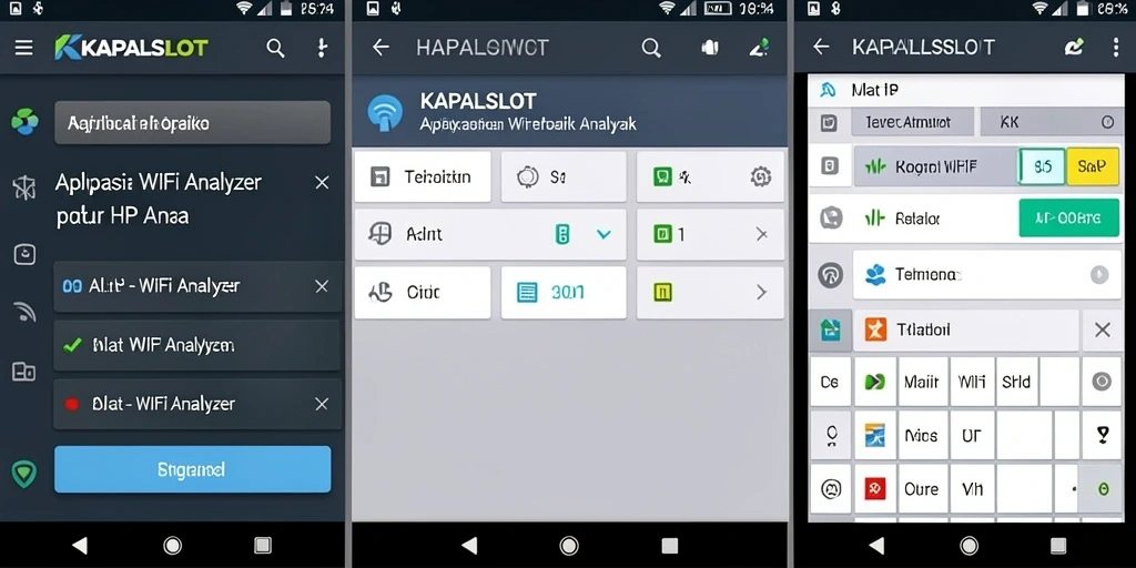 Tampilan antarmuka KAPALSLOT yang memudahkan analisis WiFi.
